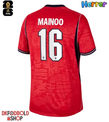 England Kobbie Mainoo #16 Udebanetrøje VM 2026 Kort ærmer England Kobbie Mainoo #16 Udebanetrøje VM 2026 Kort ærmer